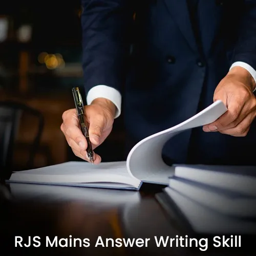 RJS Mains Answer Writing Skill